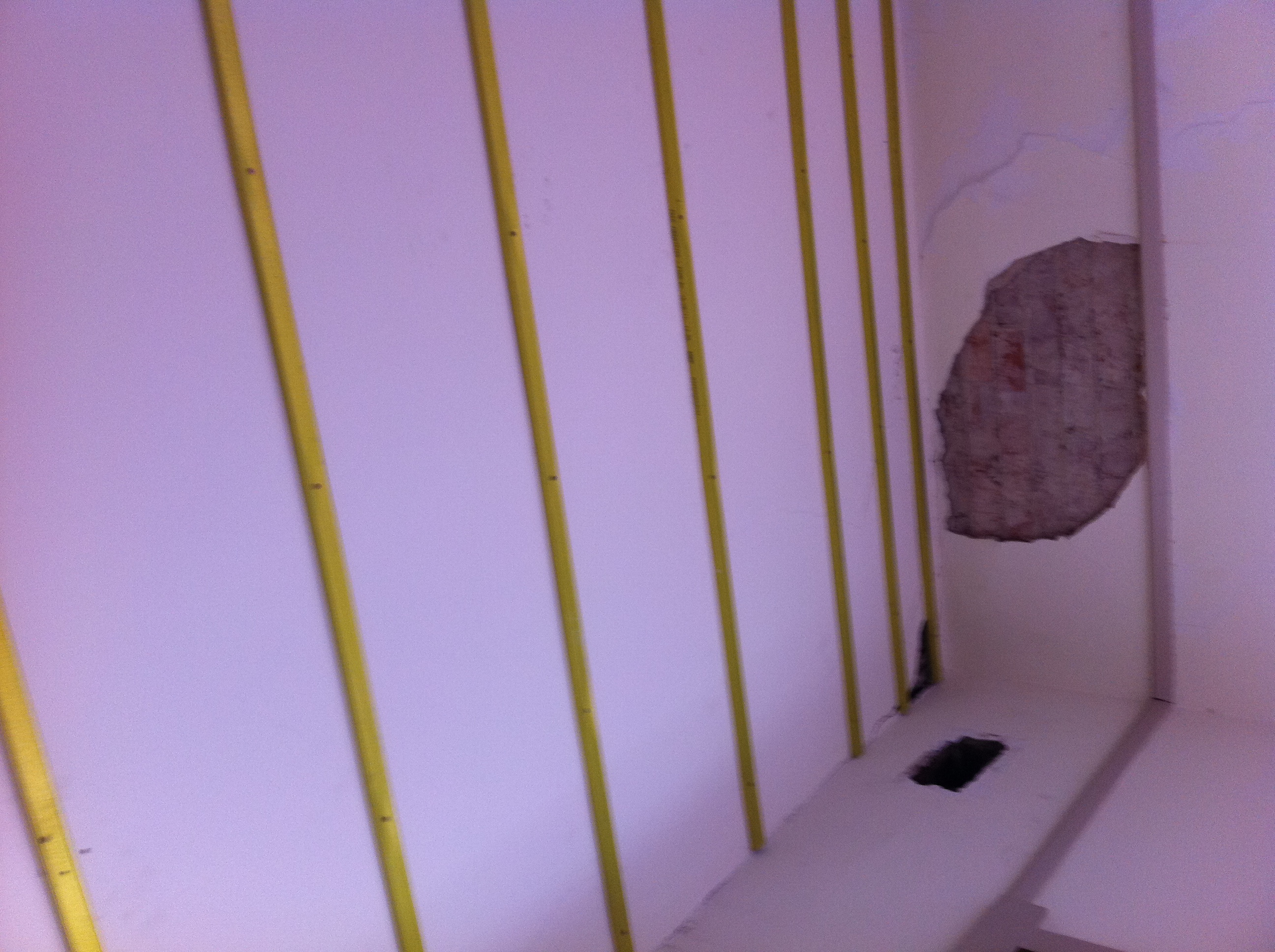 Modern plaster walls